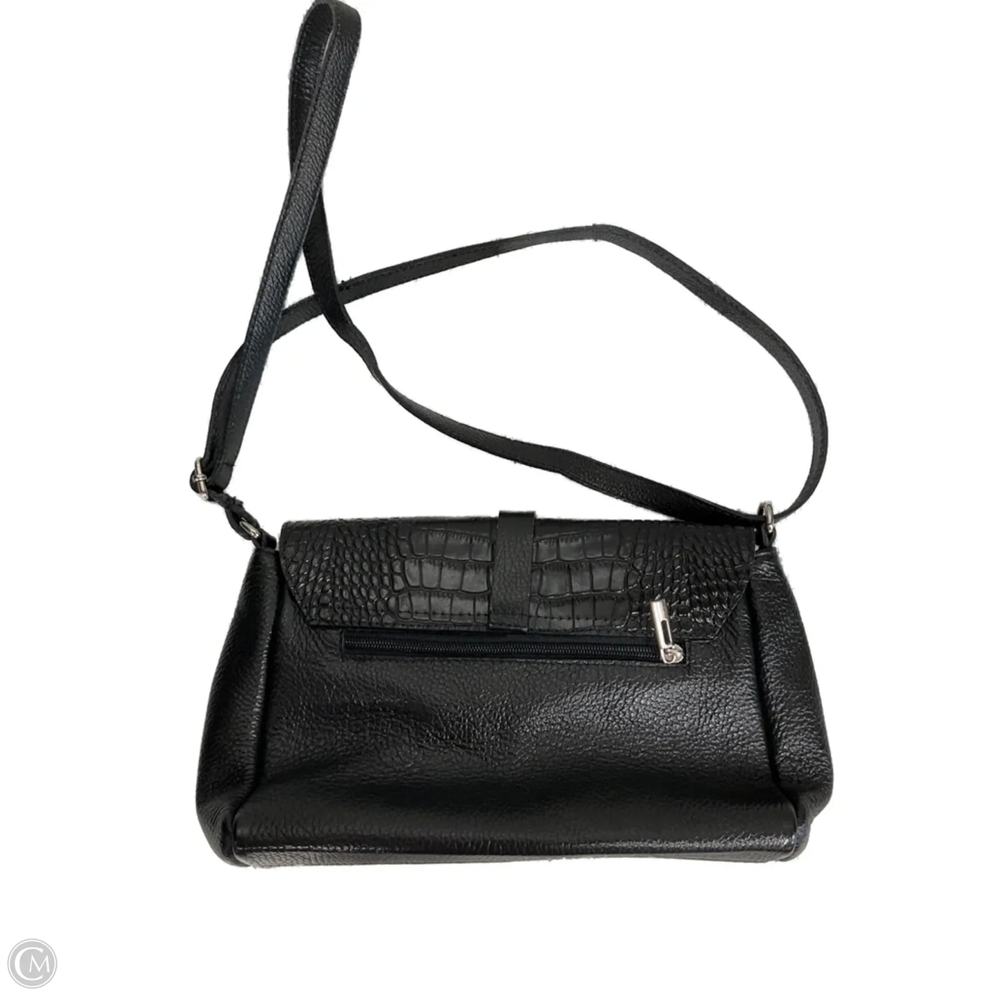 Handbag Leather By Clothes Mentor, Size: Medium
