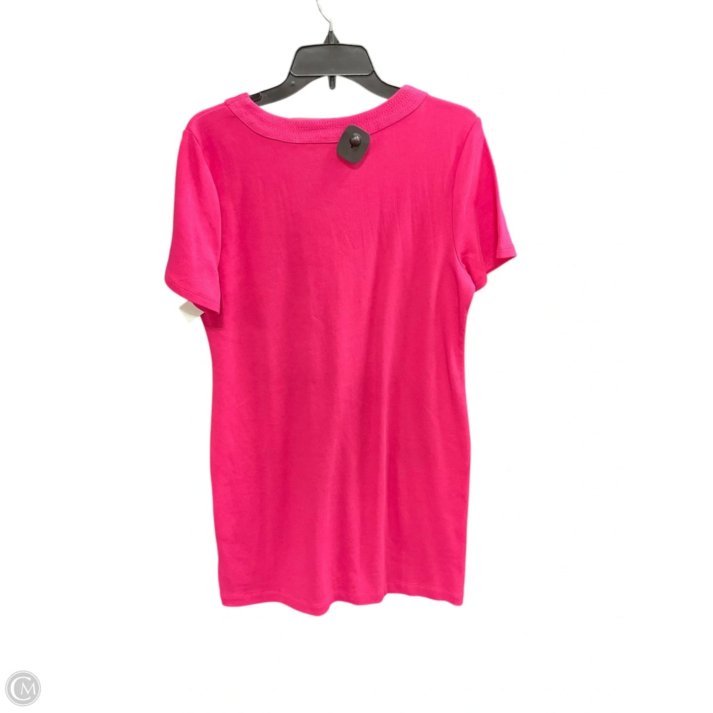 Dress Casual Midi By Talbots In Pink, Size: L