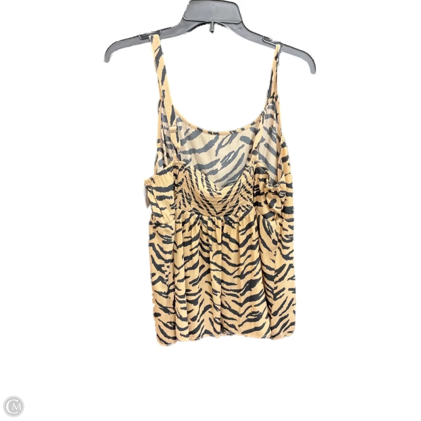 Top Sleeveless By Maurices In Zebra Print, Size: 1x