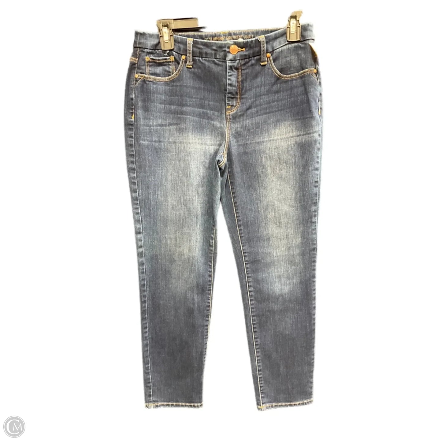 Jeans Boyfriend By Chicos In Blue, Size: S