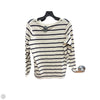 Top Long Sleeve By Talbots In Striped Pattern, Size: 1x