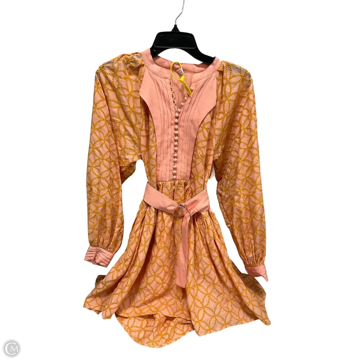 Dress Casual Midi By Clothes Mentor In Peach, Size: S