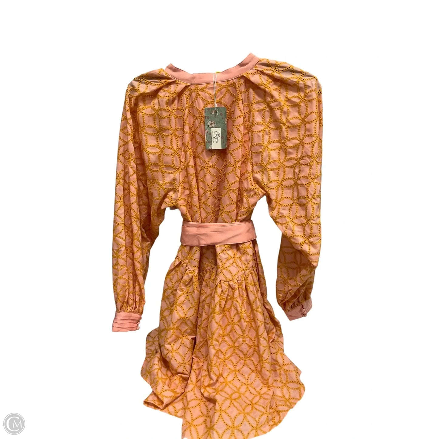 Dress Casual Midi By Clothes Mentor In Peach, Size: S