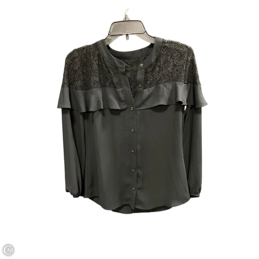 Blouse Long Sleeve By Soho Design Group In Black, Size: Xs