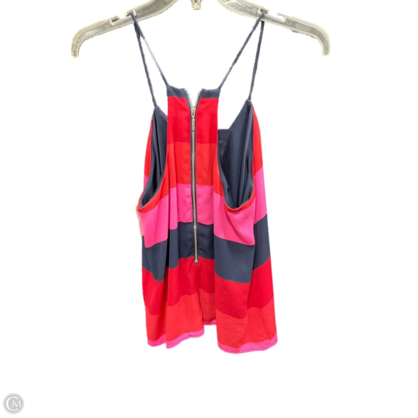 Top Sleeveless By Express In Pink & Red, Size: S