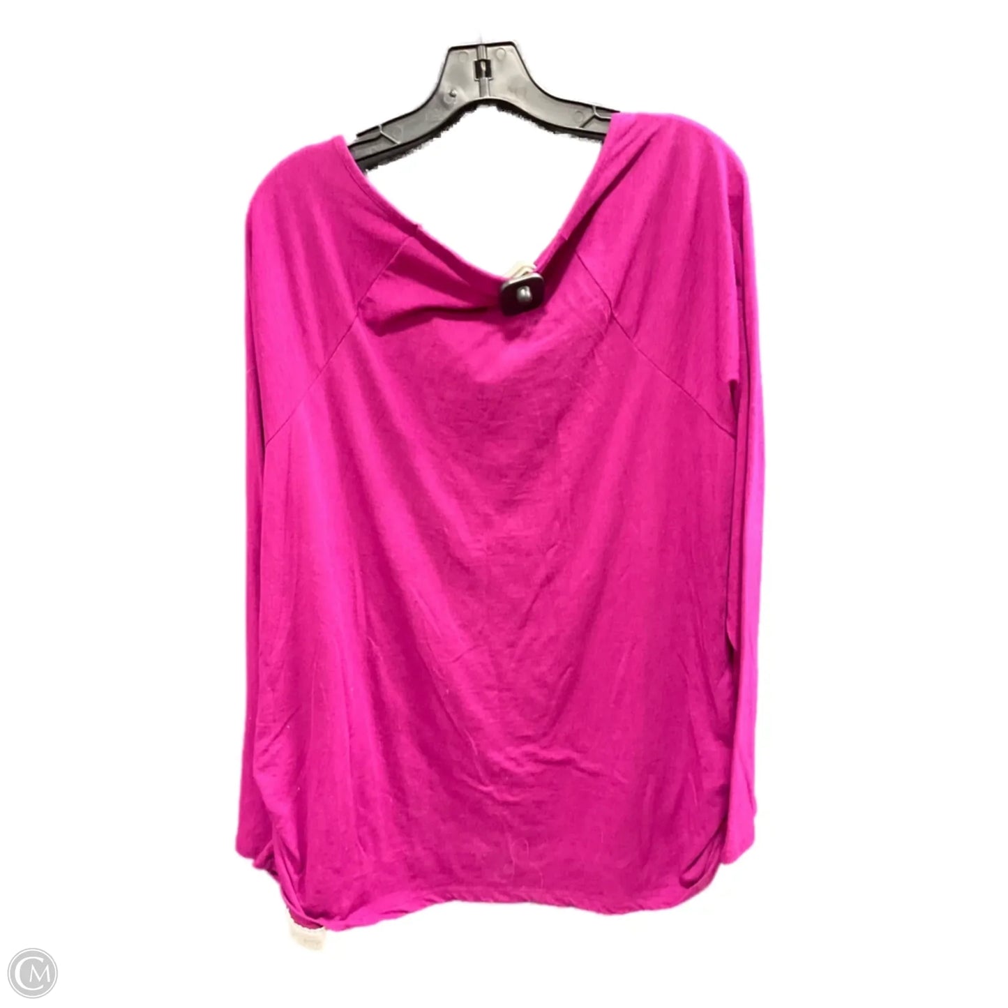Top Long Sleeve By Just My Size In Pink, Size: 3x