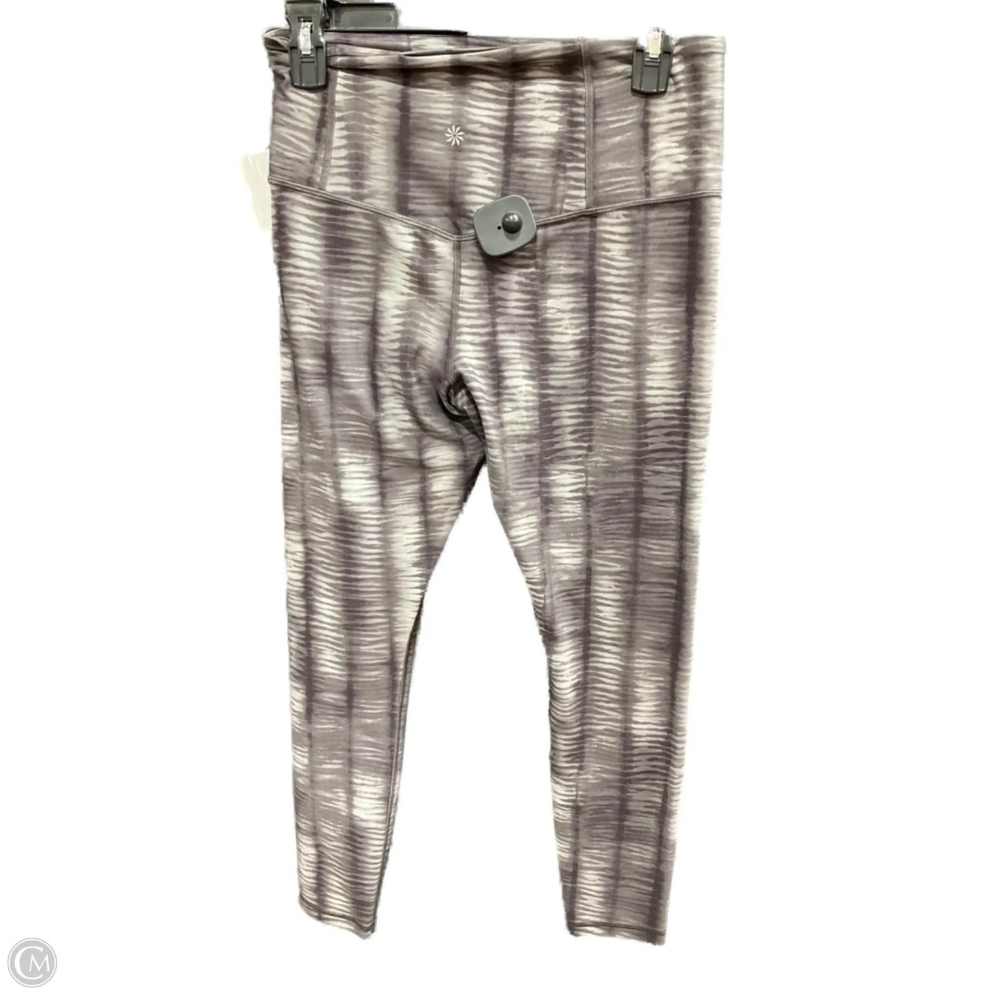 Athletic Leggings By Athleta In Grey, Size: M