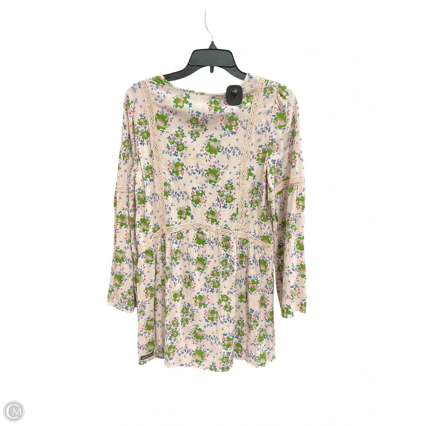 Dress Casual Midi By Matilda Jane In Green & Pink, Size: S