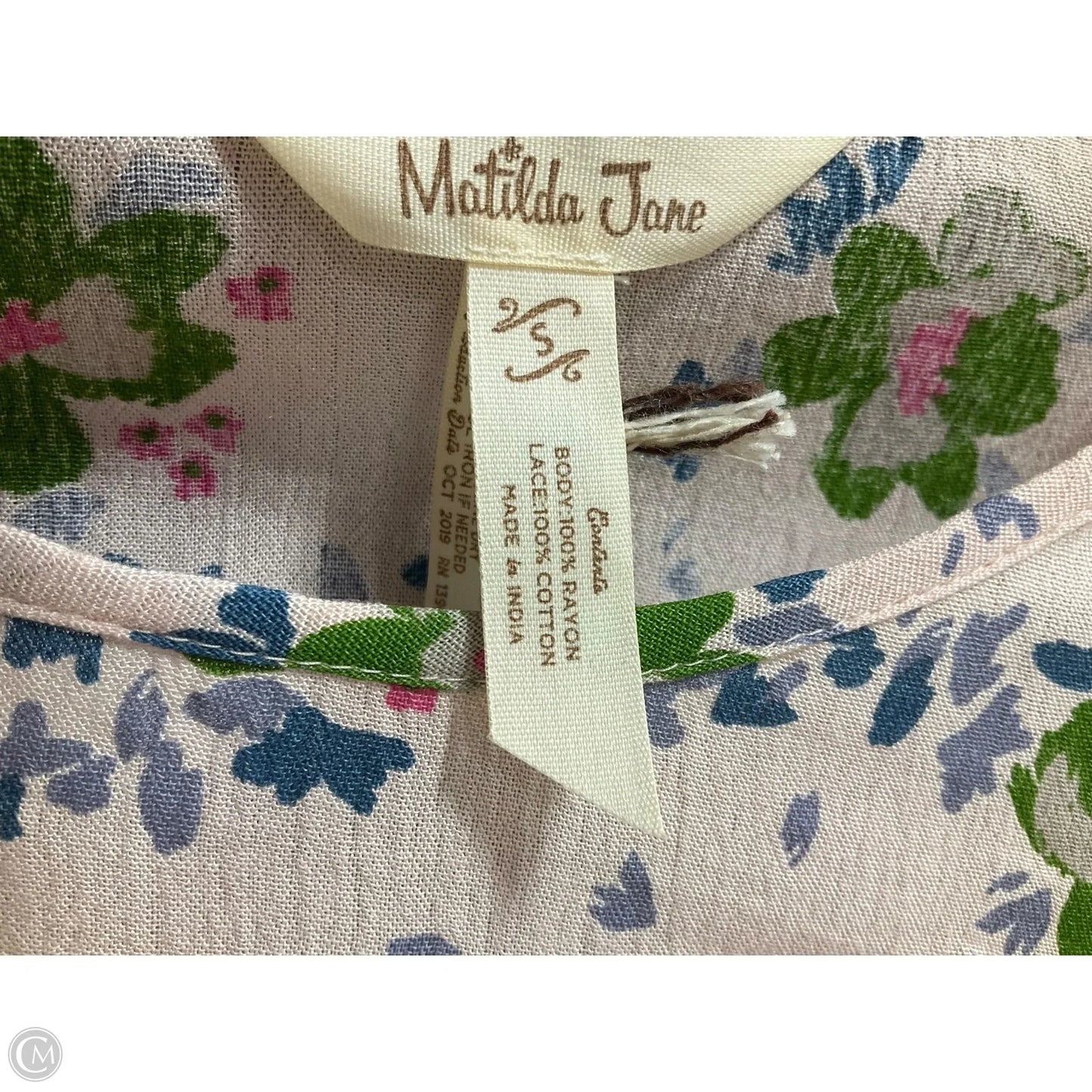 Dress Casual Midi By Matilda Jane In Green & Pink, Size: S