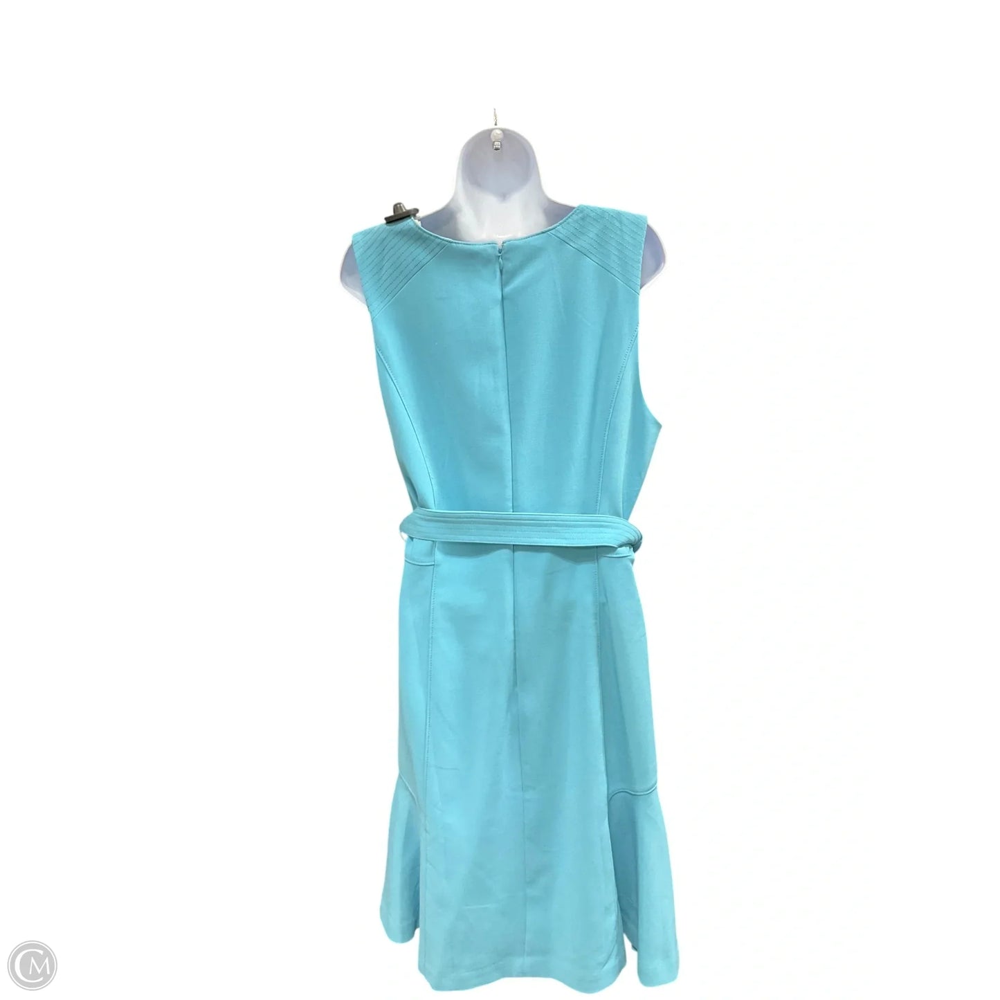 Dress Casual Midi By White House Black Market In Aqua, Size: 14