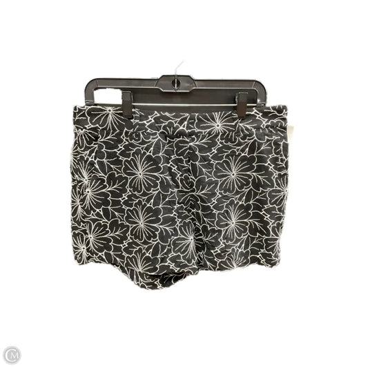 Shorts By Loft In Black & White, Size: 8