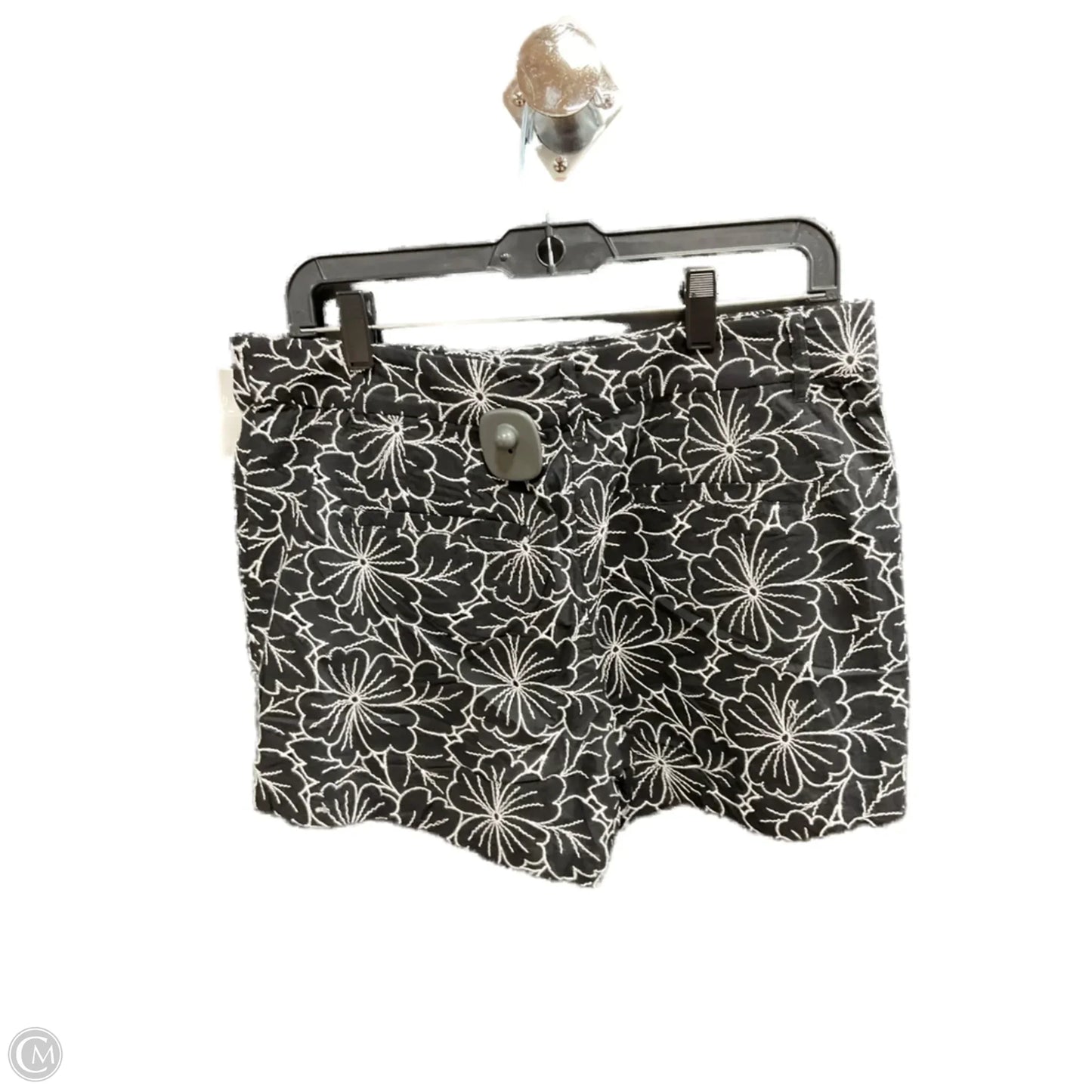 Shorts By Loft In Black & White, Size: 8