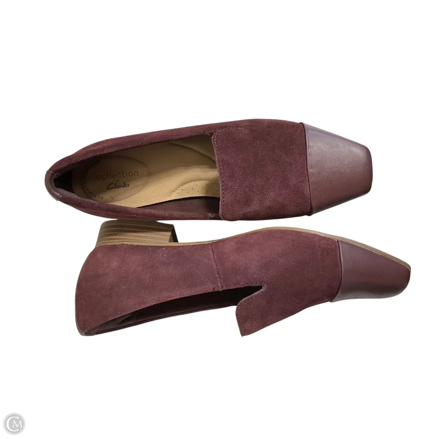 Shoes Heels Block By Clarks In Red, Size: 8