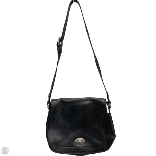 Crossbody Leather By Fossil, Size: Medium