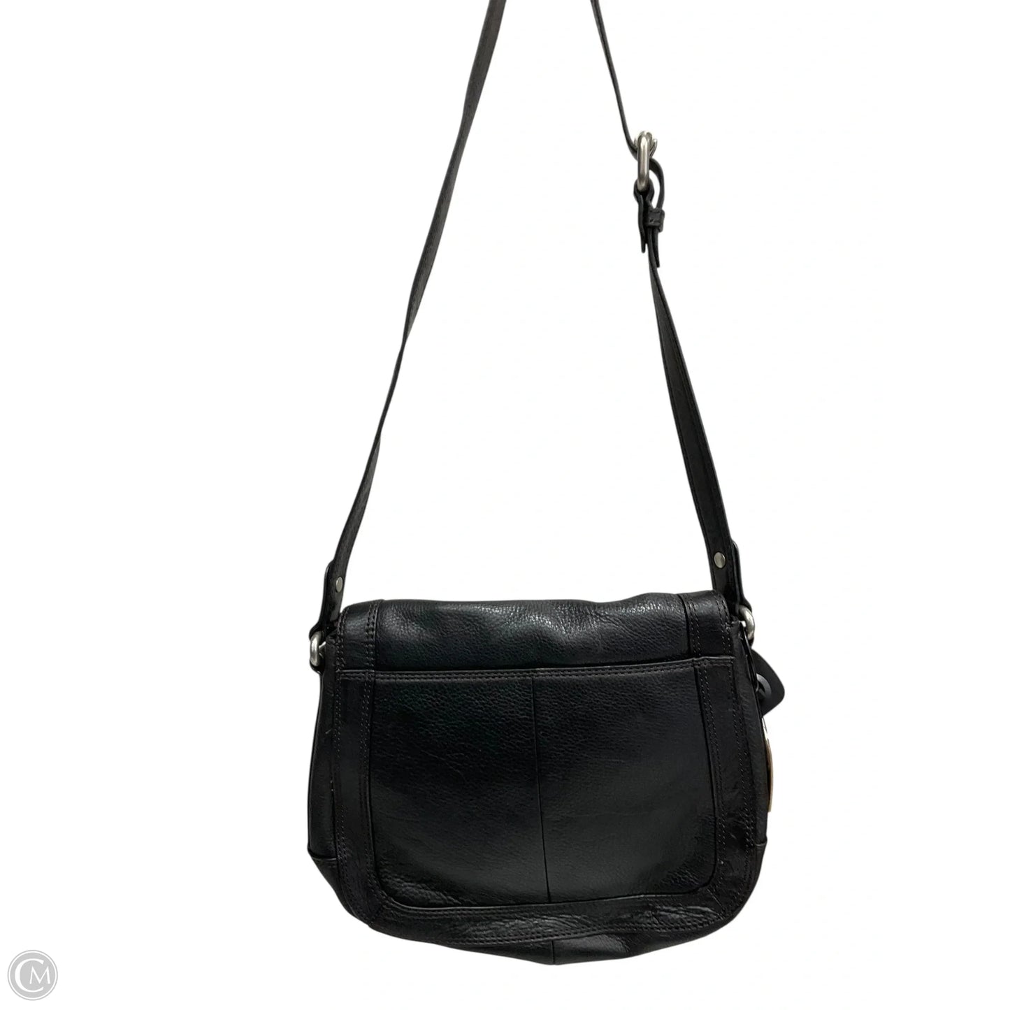 Crossbody Leather By Fossil, Size: Medium