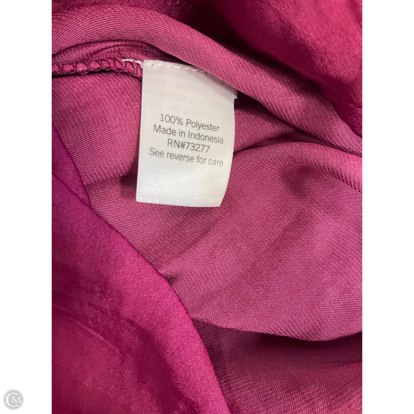 Top 3/4 Sleeve By Nine West Apparel In Purple, Size: 2x