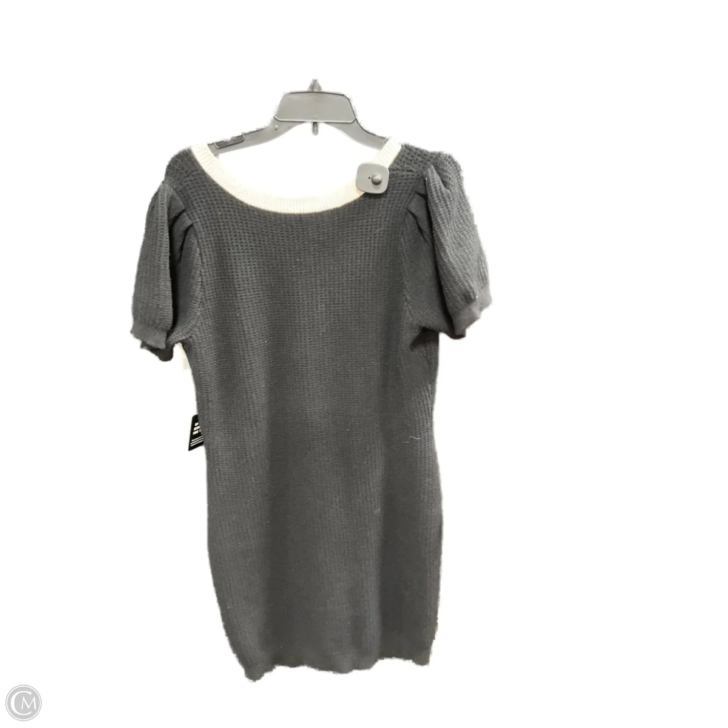 Dress Sweater By Express In Black & Cream, Size: L