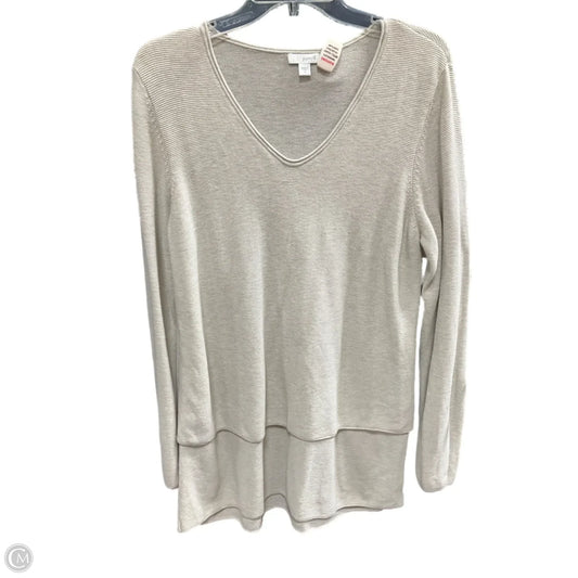 Sweater By Pure Jill In Beige, Size: M