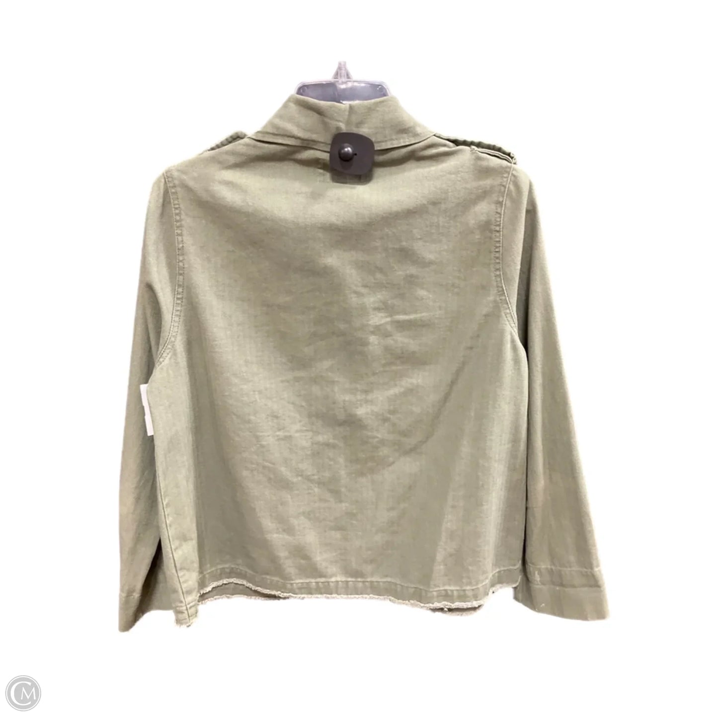 Jacket Shirt By Universal Thread In Green, Size: M
