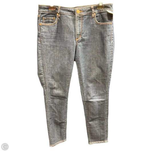 Jeans Skinny By Loft In Blue, Size: 8