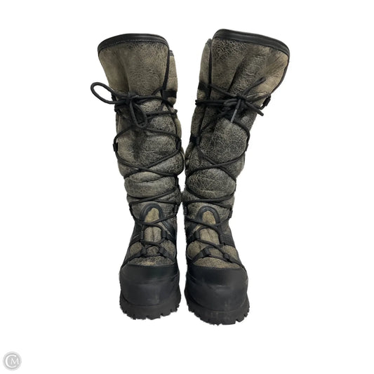 Boots Over-the-knee Heels By The North Face In Black & Brown, Size: 7