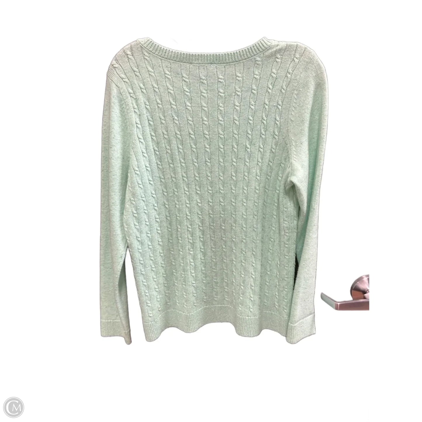 Sweater By Talbots In Green, Size: L