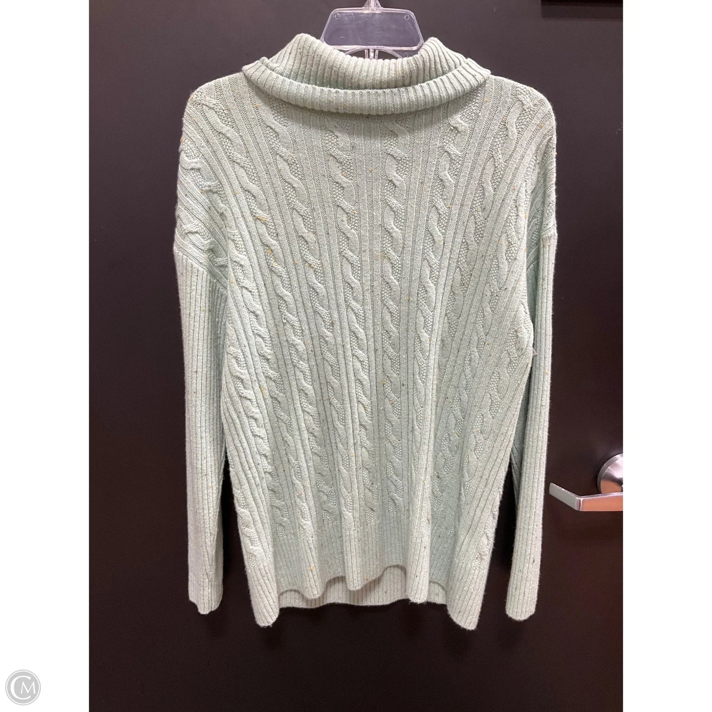Sweater By Talbots In Green, Size: M