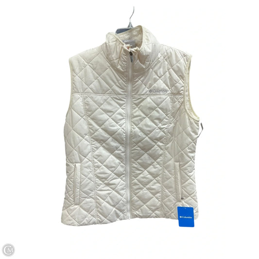 Vest Puffer & Quilted By Columbia In Cream, Size: L