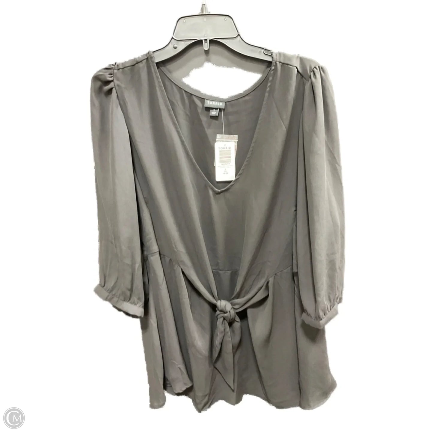 Top 3/4 Sleeve By Torrid In Black, Size: 1x