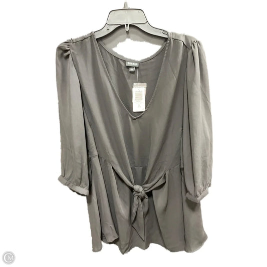 Top 3/4 Sleeve By Torrid In Black, Size: 1x