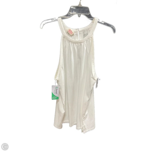 Top Sleeveless By Lands End In Cream, Size: 1x