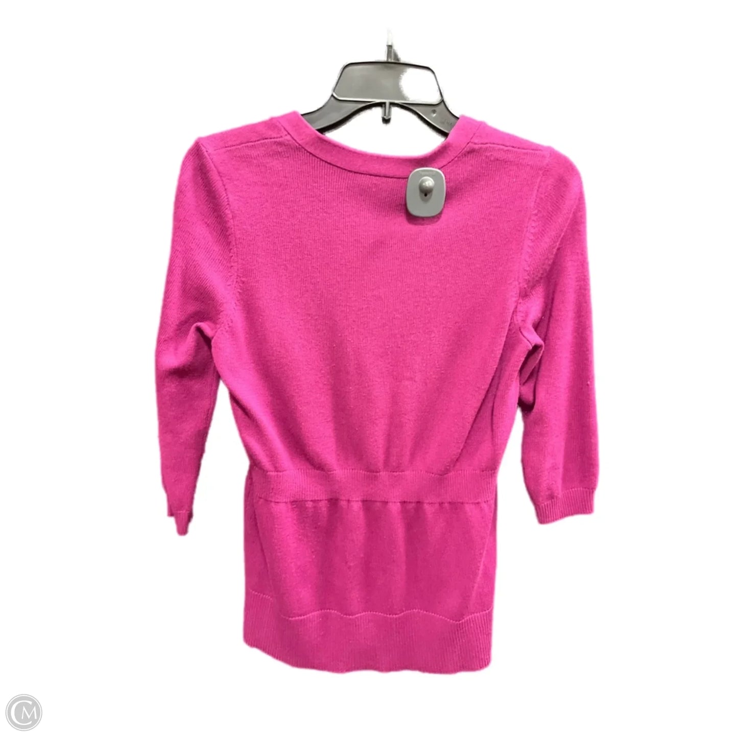 Sweater Cardigan By Ann Taylor In Purple, Size: M