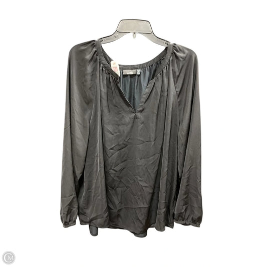 Top Long Sleeve By Apt 9 In Black, Size: 1x