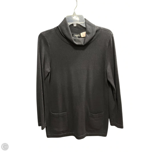 Top Long Sleeve By Talbots In Black, Size: M