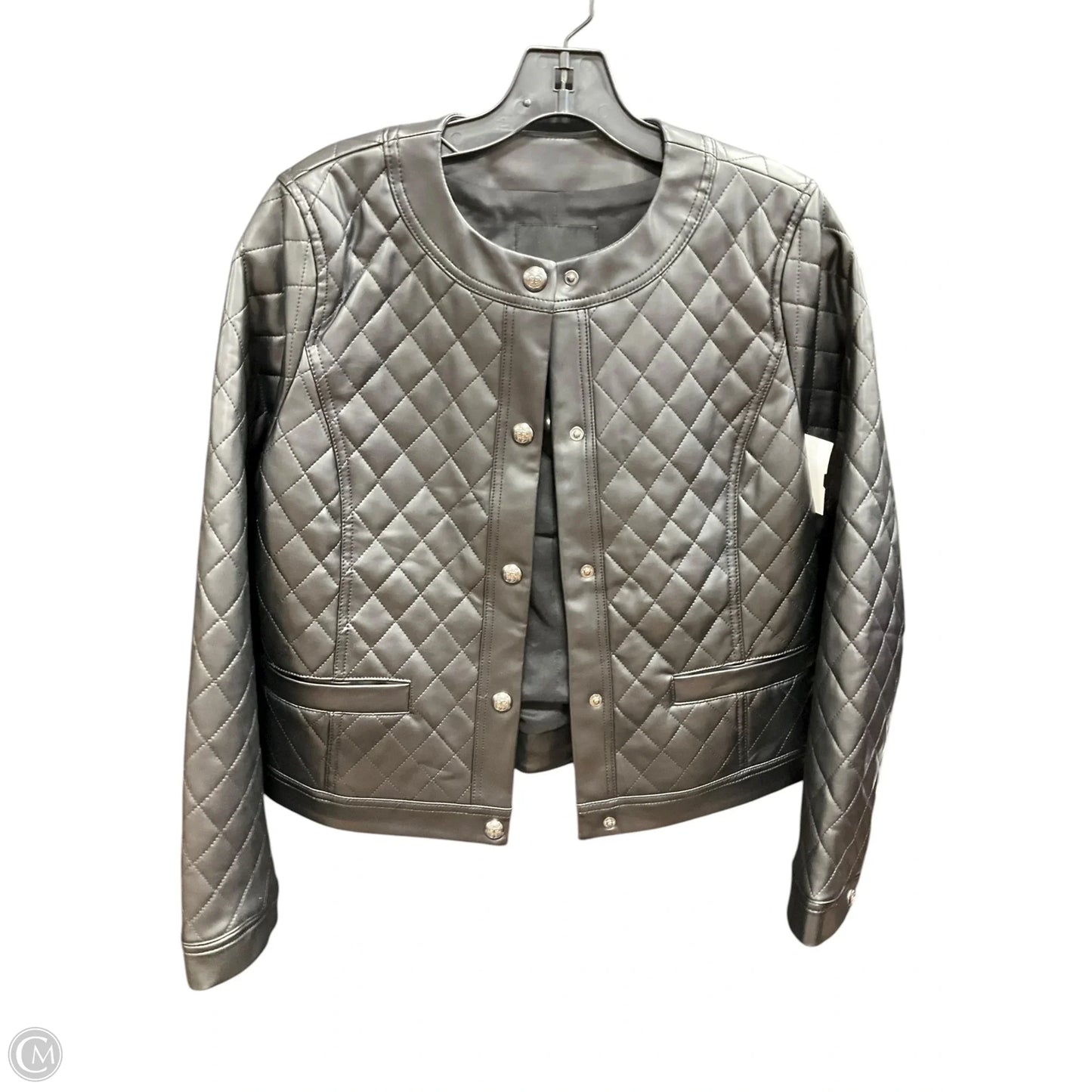 Jacket Puffer & Quilted By Talbots In Black, Size: S