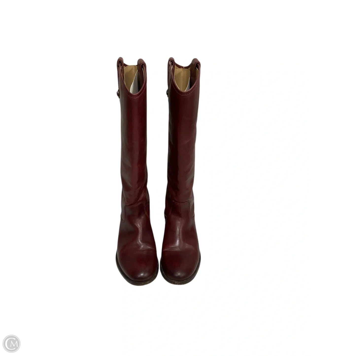 Boots Designer By Frye In Red, Size: 7