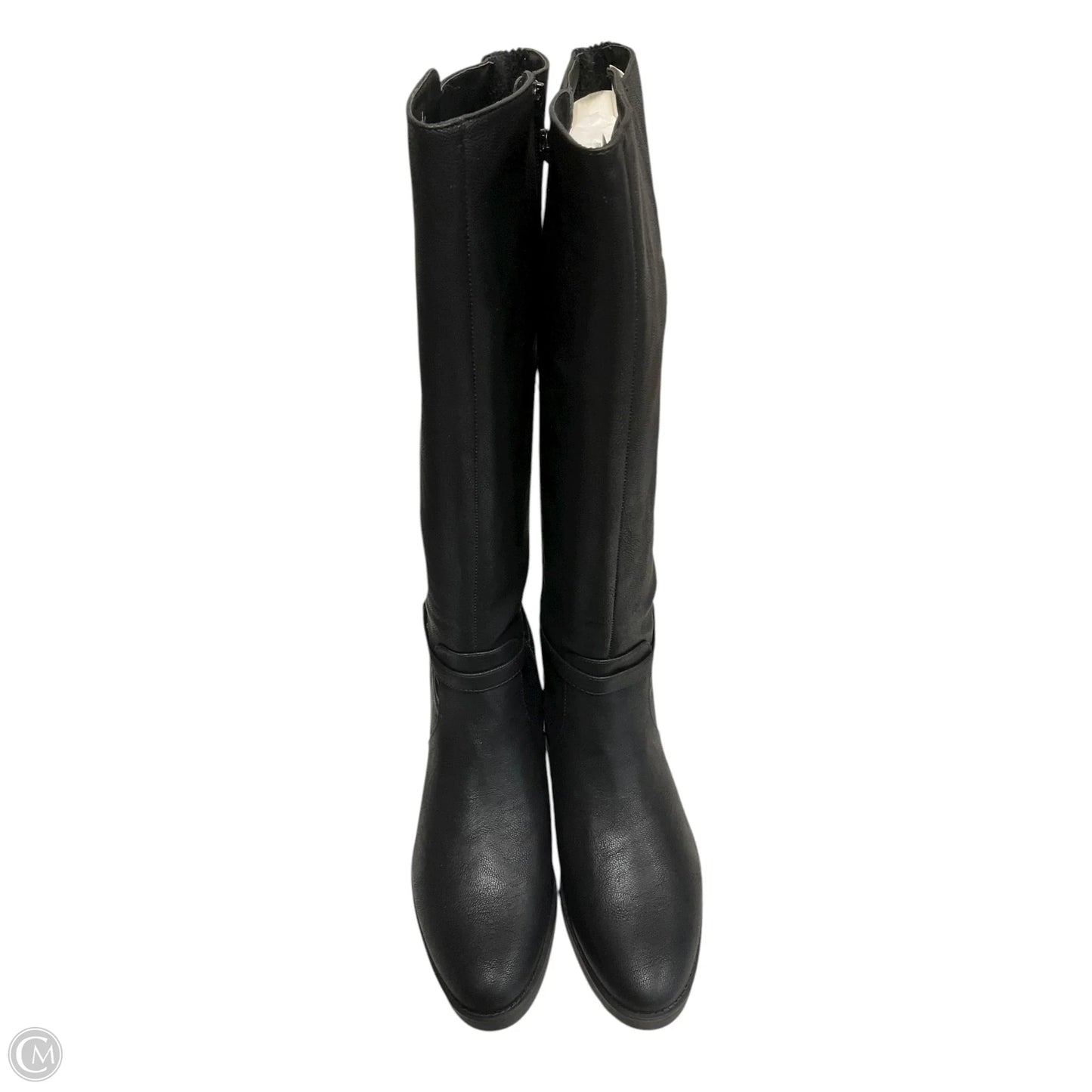 Boots Knee Flats By Life Stride In Black, Size: 11