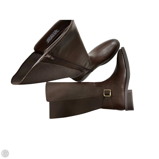 Boots Knee Flats By St Johns Bay In Brown, Size: 11