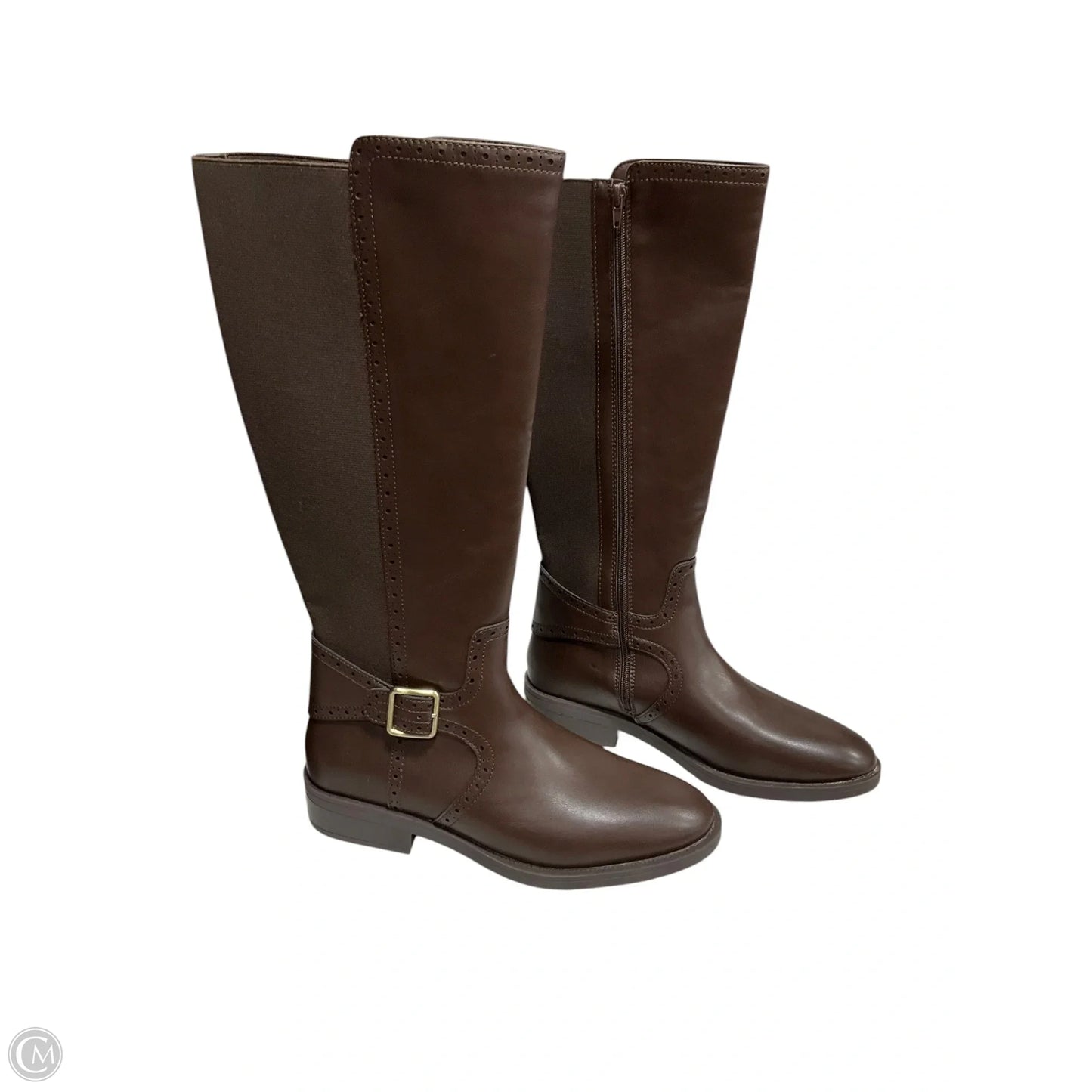 Boots Knee Flats By St Johns Bay In Brown, Size: 11