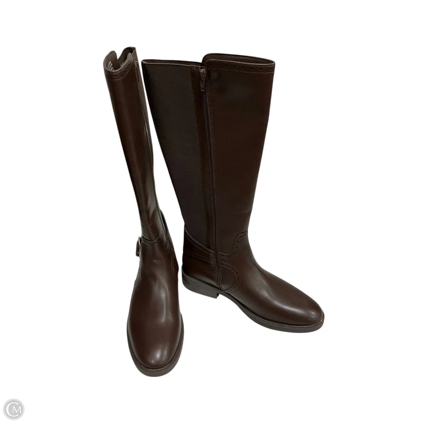 Boots Knee Flats By St Johns Bay In Brown, Size: 11