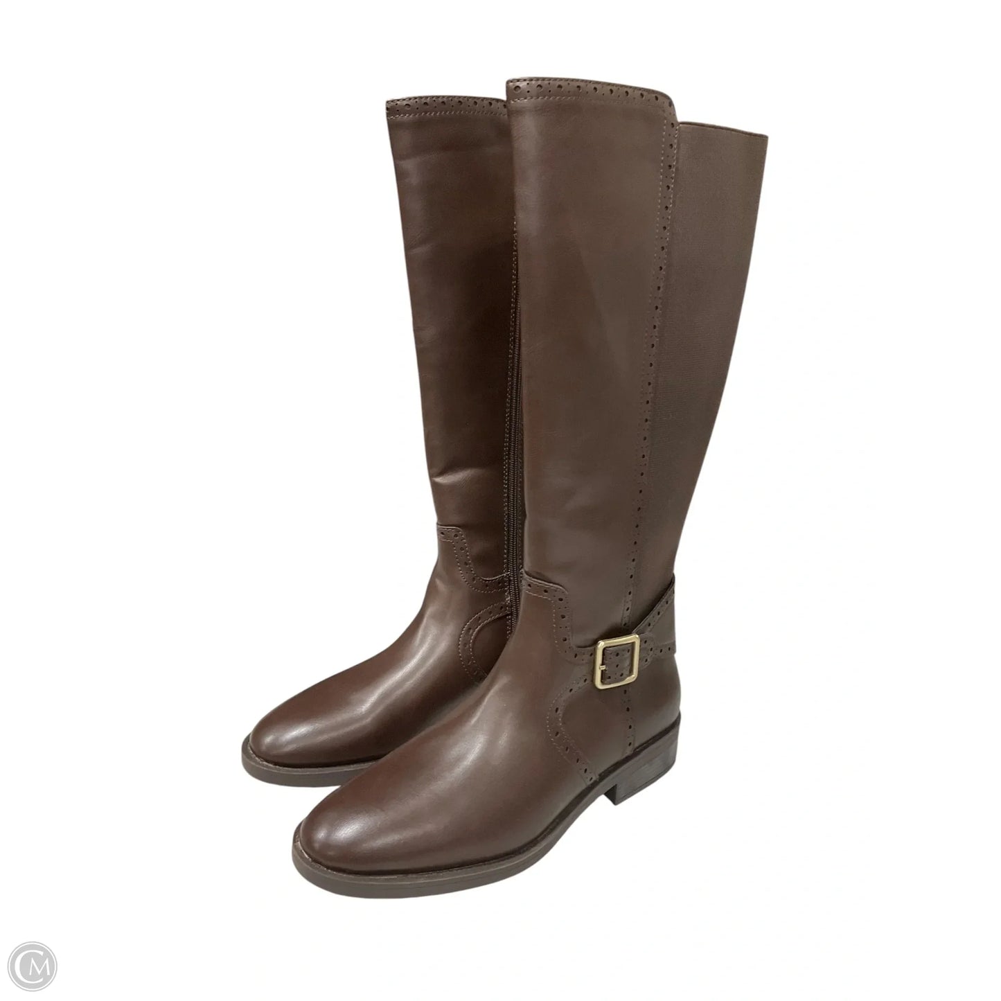 Boots Knee Flats By St Johns Bay In Brown, Size: 11