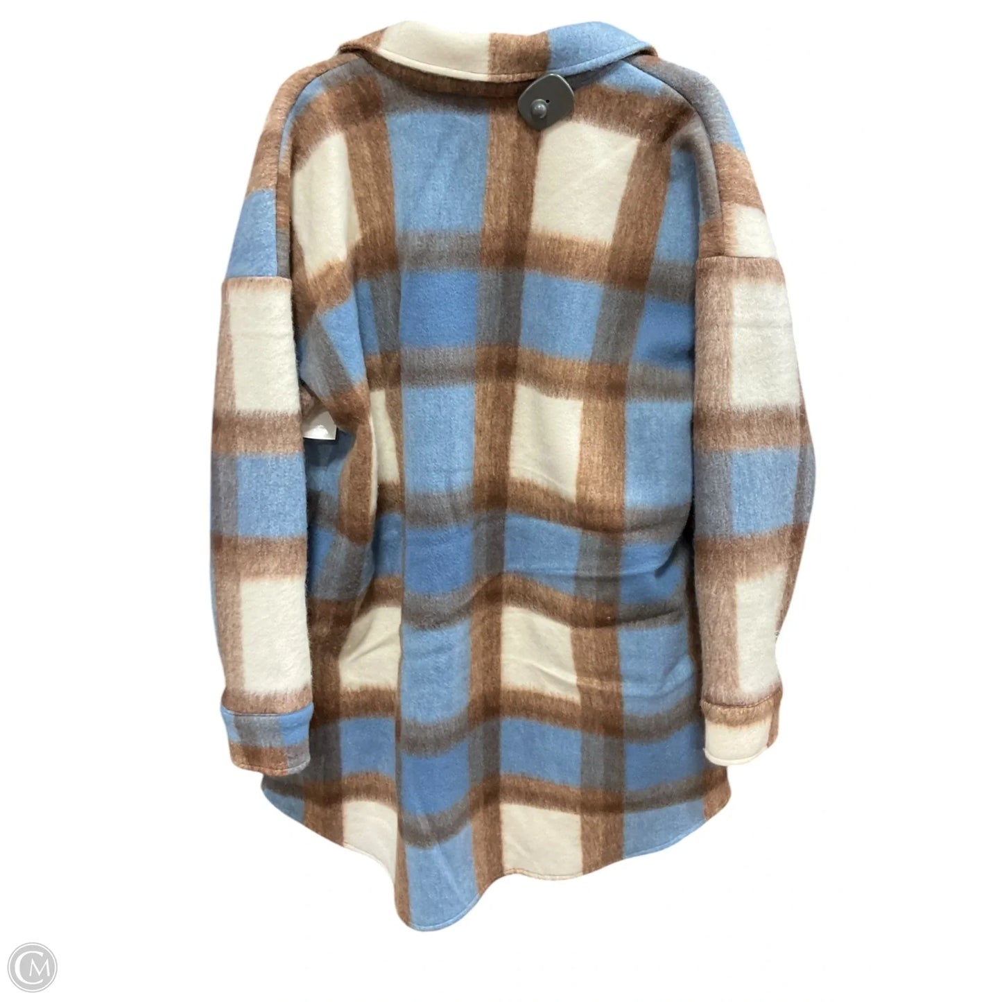 Sweater Cardigan By Sonoma In Blue & Brown, Size: Xl