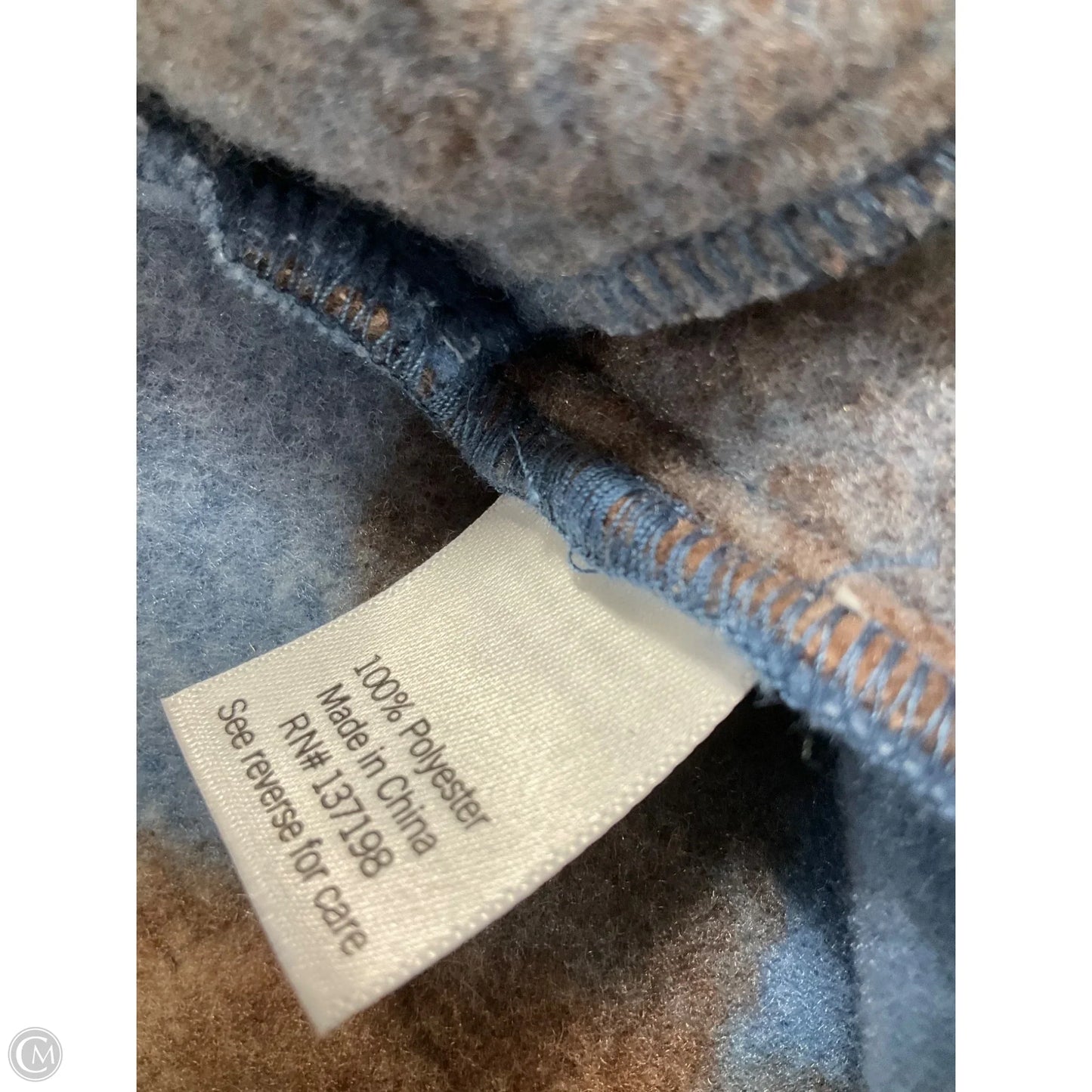 Sweater Cardigan By Sonoma In Blue & Brown, Size: Xl