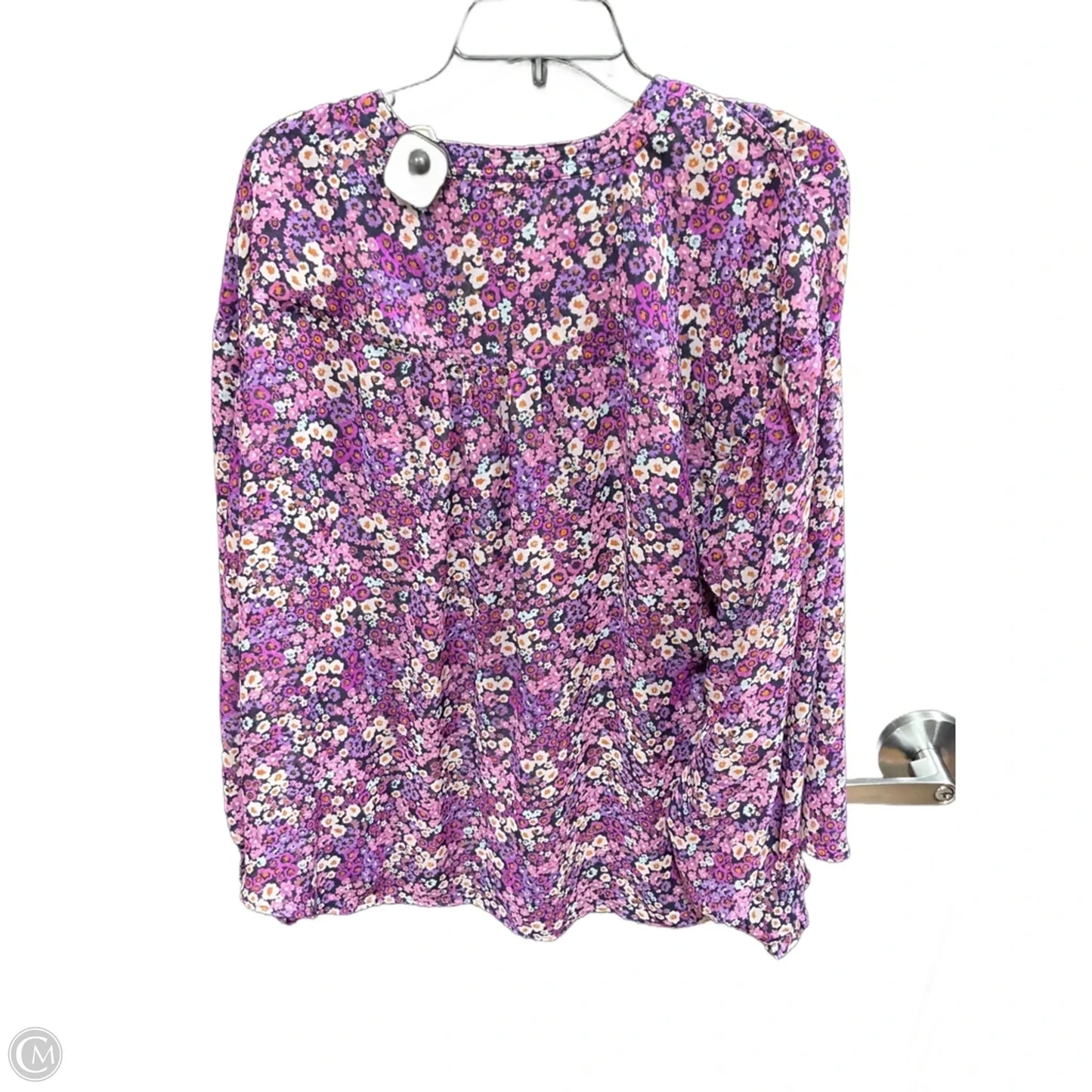 Top Long Sleeve By Lane Bryant In Floral Print, Size: 20