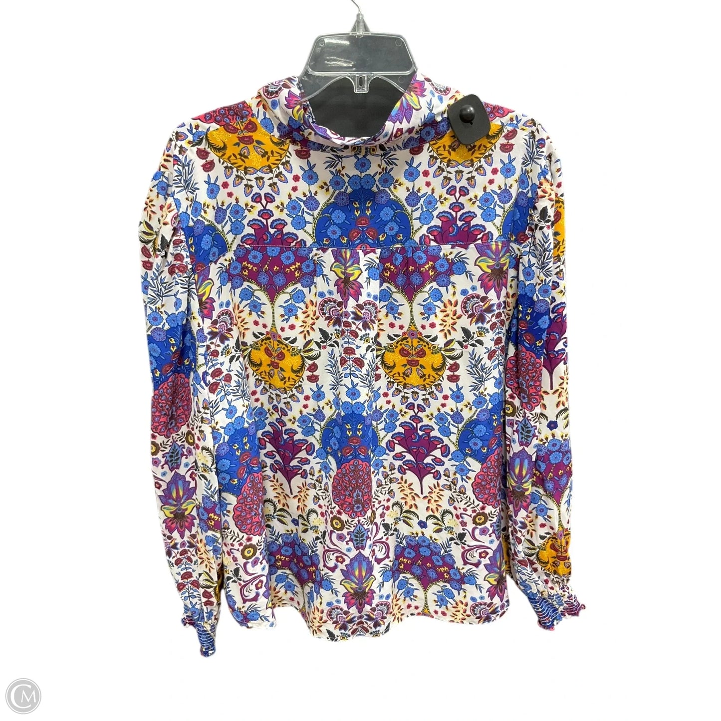 Top Long Sleeve By Talbots In Floral Print, Size: 2x