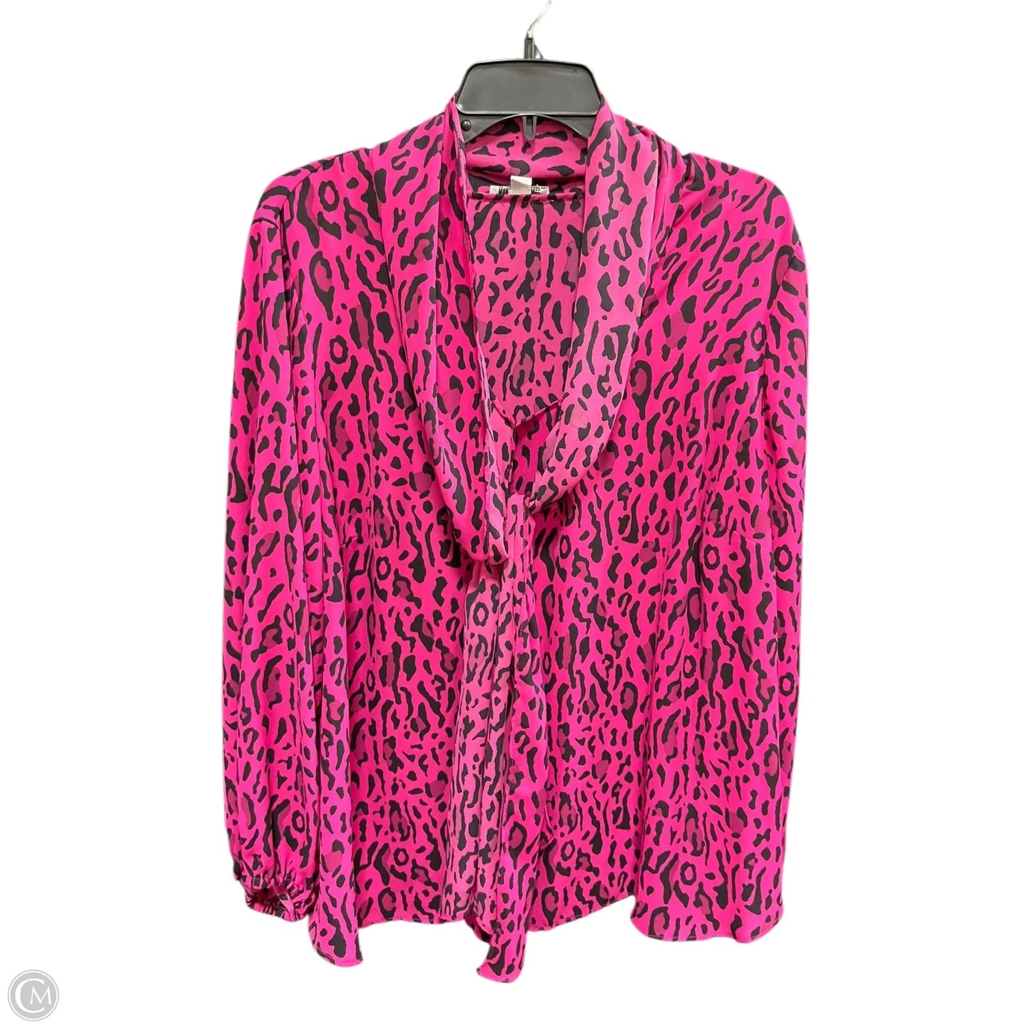 Top Short Sleeve By Bar Iii In Pink, Size: 2x