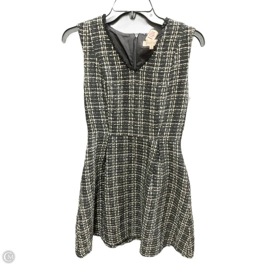 Dress Casual Midi By Solitaire In Black & Gold, Size: 4