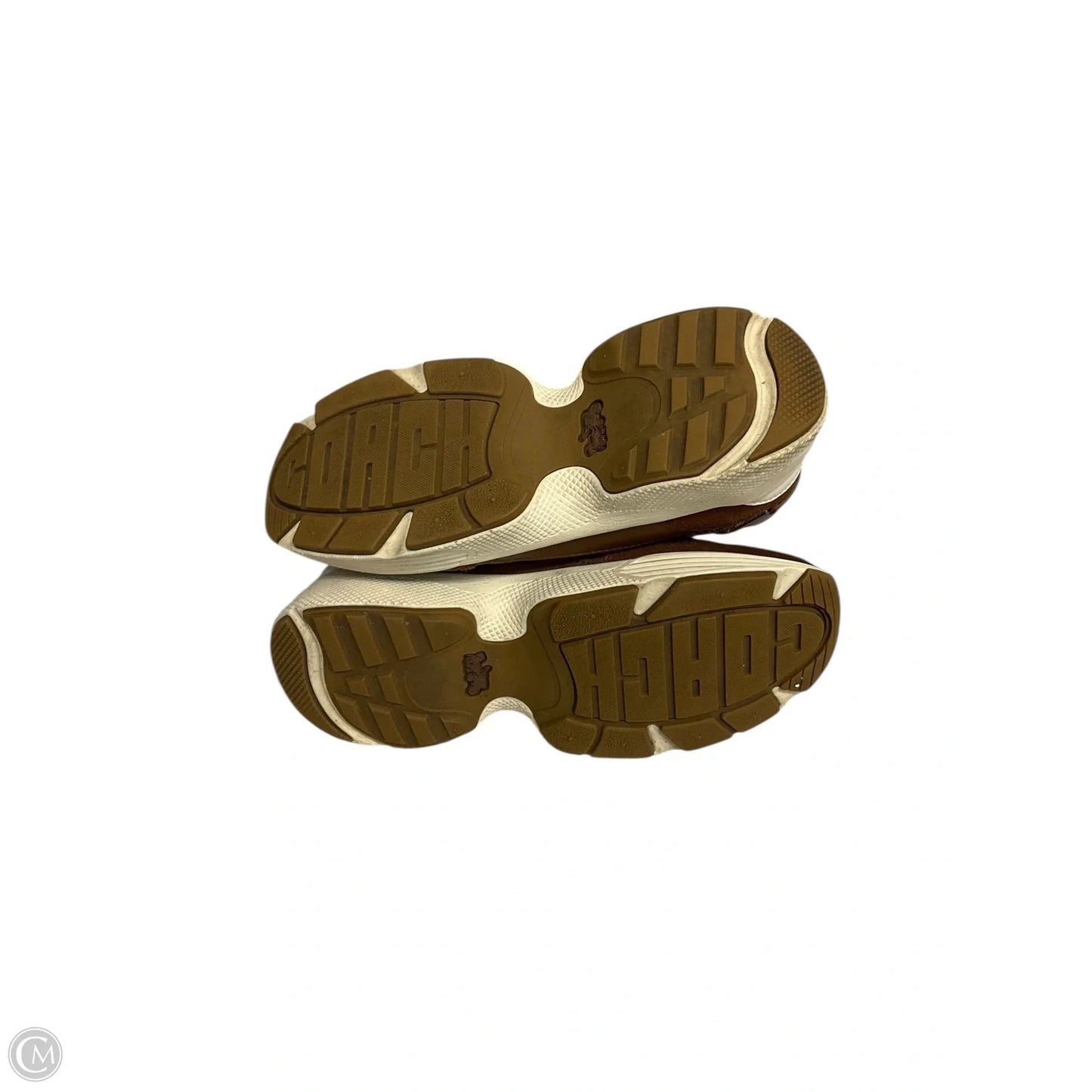 Shoes Designer By Coach In Brown & Tan, Size: 8