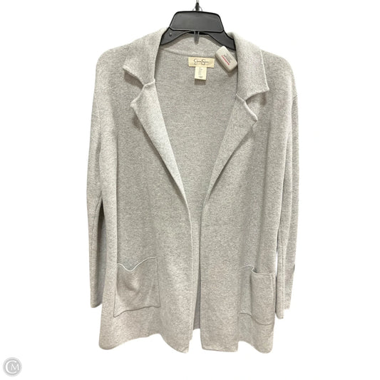 Sweater Cardigan By Jessica Simpson In Grey, Size: S