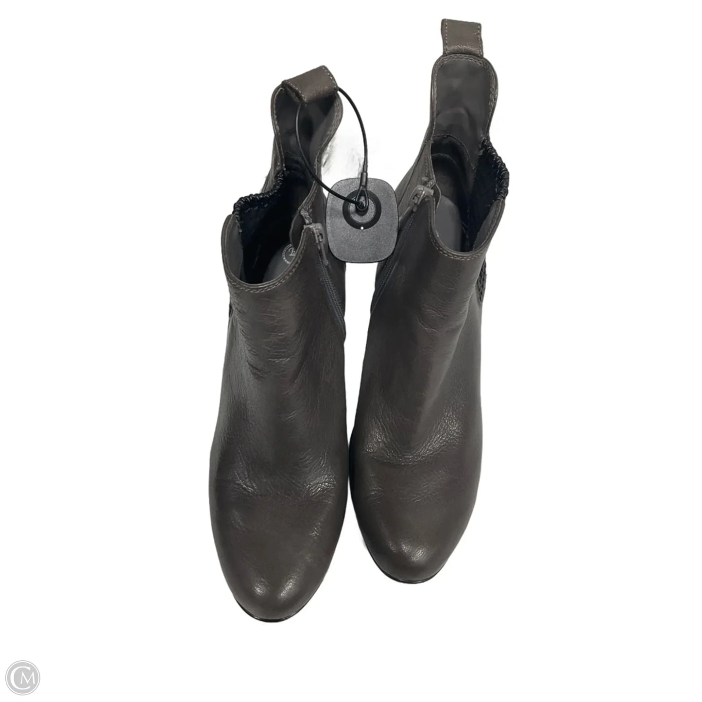 Boots Ankle Heels By Cmc In Brown, Size: 8.5